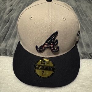 Atlanta Braves USA theme flat bill